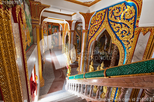 Image of Interior of buddhist temple - Wat Chalong