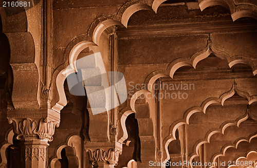 Image of Stone arch. India, Delhi