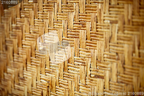 Image of Wicker bamboo wall