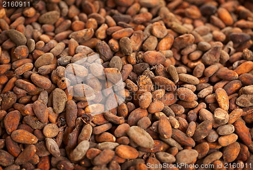 Image of Cocoa beans background
