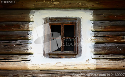 Image of Wooden vintage window