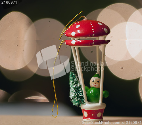 Image of christmas mushroom toy