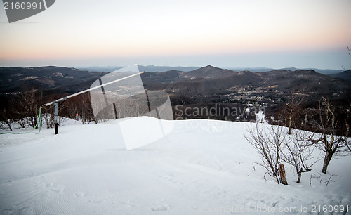 Image of mountain snow landscape