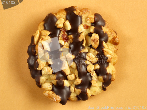 Image of Cookie with chocolate and nuts