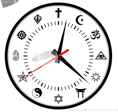 Image of religions clock