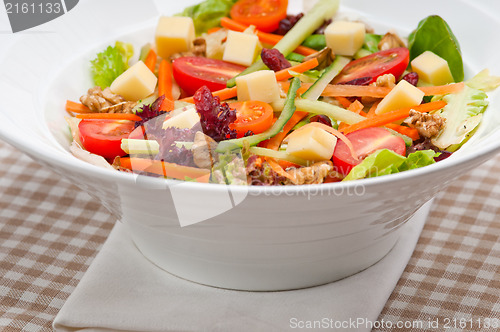 Image of Fresh colorful healthy salad