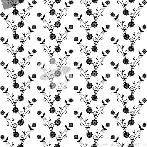 Image of seamless floral pattern
