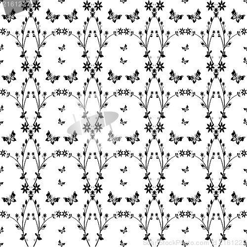 Image of seamless floral pattern