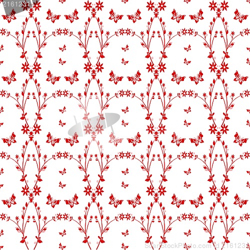 Image of seamless floral pattern