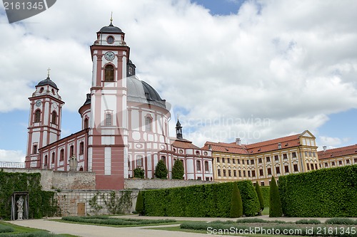 Image of Famous Baroque chateau Jaromerice nad Rokytnou