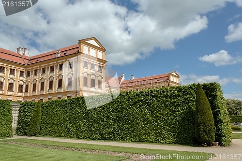 Image of Famous Baroque chateau Jaromerice nad Rokytnou