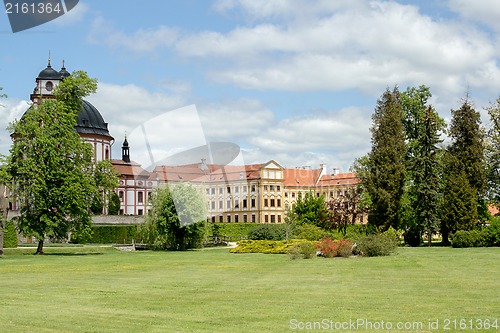 Image of Famous Baroque chateau Jaromerice nad Rokytnou