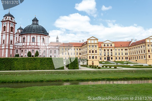 Image of Famous Baroque chateau Jaromerice nad Rokytnou