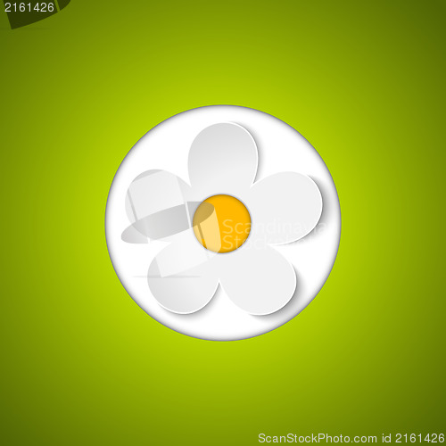 Image of Beautiful Spring Flowers Green Background 