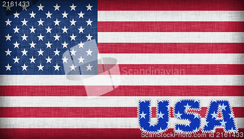 Image of Flag of the USA isolated