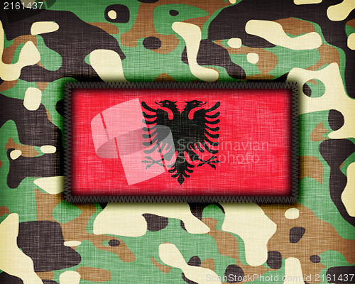 Image of Amy camouflage uniform, Albania