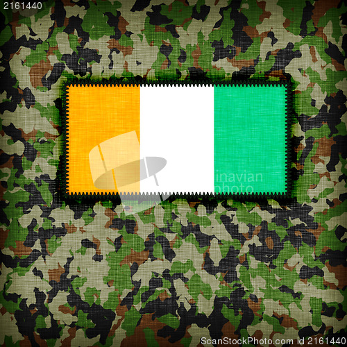 Image of Amy camouflage uniform, Ivory Coast