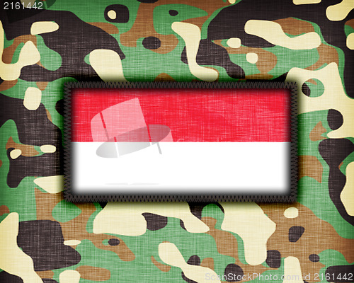 Image of Amy camouflage uniform, Indonesia