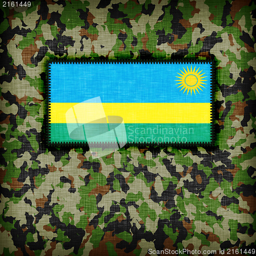 Image of Amy camouflage uniform, Rwanda