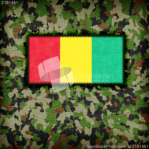 Image of Amy camouflage uniform, Guinea