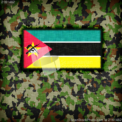 Image of Amy camouflage uniform, Mozambique