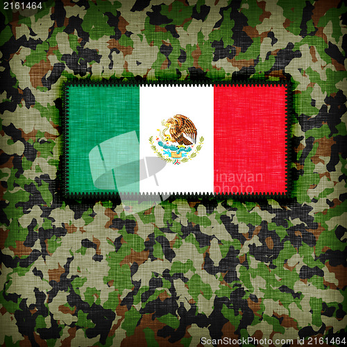 Image of Amy camouflage uniform, Mexico