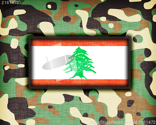 Image of Amy camouflage uniform, Lebanon