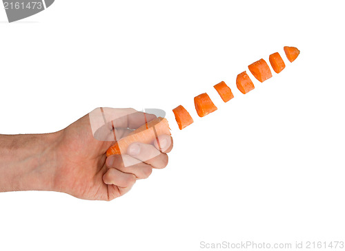 Image of Carrot isolated on a white background