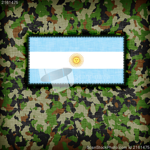 Image of Amy camouflage uniform, Argentina