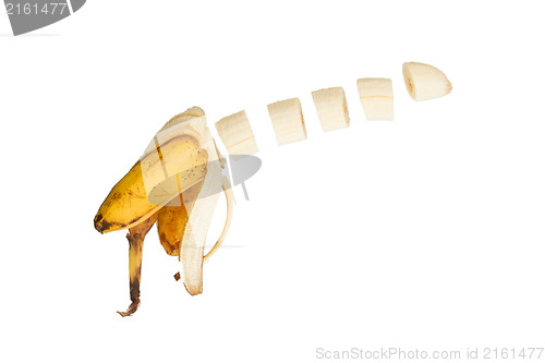 Image of Banana isolated on white