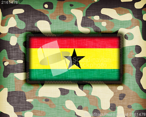 Image of Amy camouflage uniform, Ghana