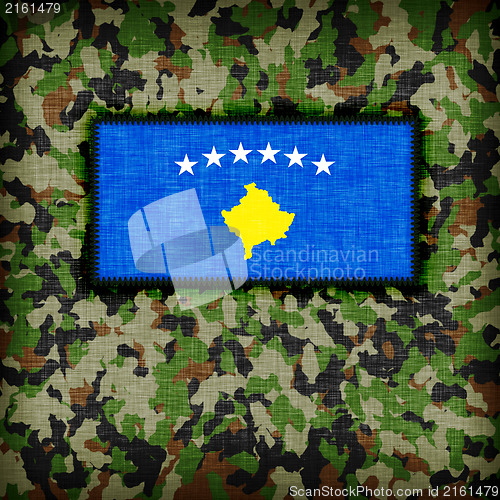 Image of Amy camouflage uniform, Kosovo