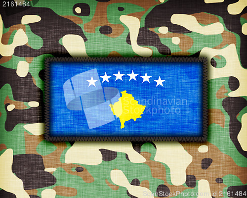 Image of Amy camouflage uniform, Kosovo