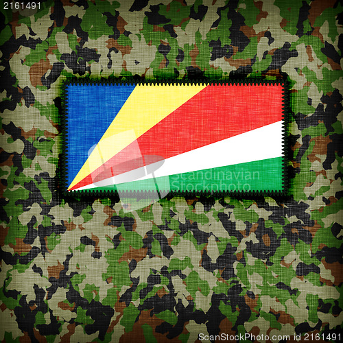 Image of Amy camouflage uniform, The Seychelles