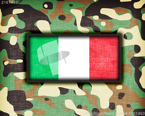 Image of Amy camouflage uniform, Italy