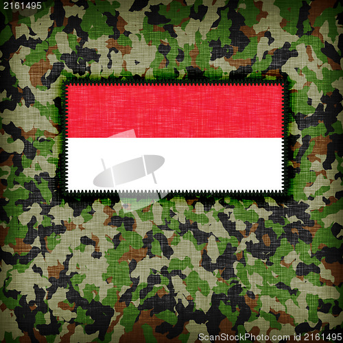 Image of Amy camouflage uniform, Indonesia