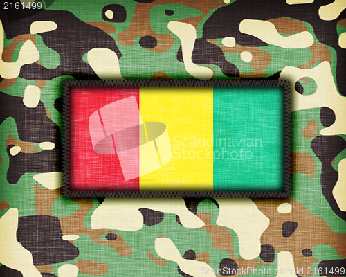 Image of Amy camouflage uniform, Guinea