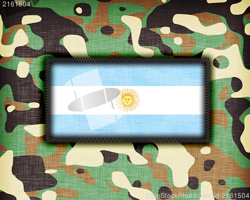 Image of Amy camouflage uniform, Argentina