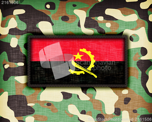 Image of Amy camouflage uniform, Angola