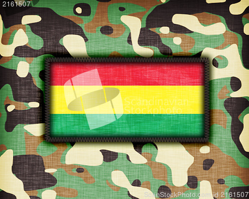 Image of Amy camouflage uniform, Bolivia