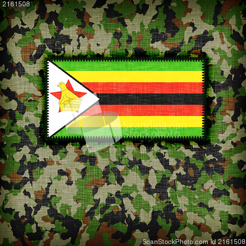 Image of Amy camouflage uniform, Zimbabwe