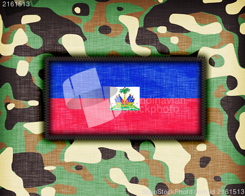 Image of Amy camouflage uniform, Haiti