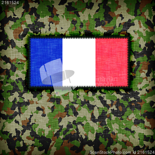 Image of Amy camouflage uniform, France