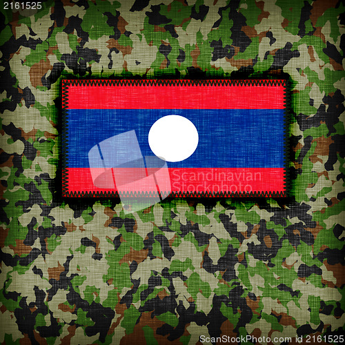 Image of Amy camouflage uniform, Laos