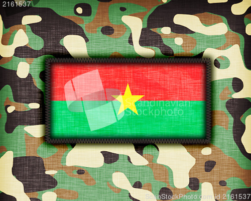 Image of Amy camouflage uniform, Burkina Faso