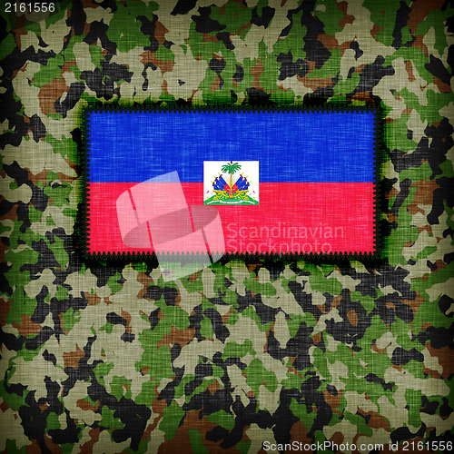 Image of Amy camouflage uniform, Haiti