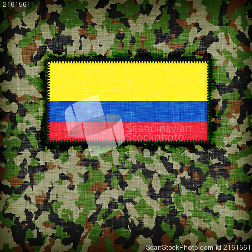 Image of Amy camouflage uniform, Colombia