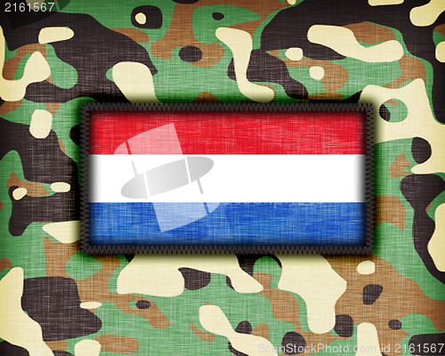 Image of Amy camouflage uniform, the Netherlands