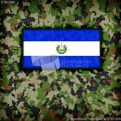 Image of Amy camouflage uniform, El Salvador