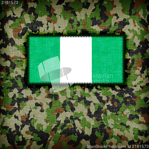 Image of Amy camouflage uniform, Nigeria